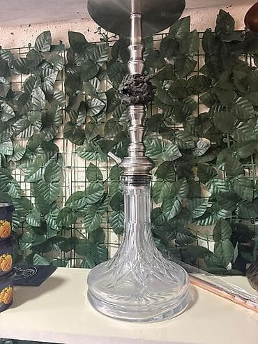 Qalayın üstündə ejderha fiqurlu zərif dizaynlı nargilə maklaud orjinal