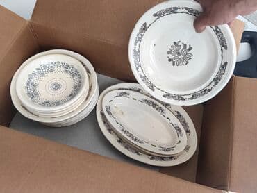 Qab-qacaq və mətbəx ləvazimatlarının alışı: Kasalar, rəng - Ağ, Keramika — 1