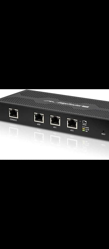 internet limitsiz: Ubiquiti EdgeRouter Lite + PoE Injector dəsti Məhsul təsviri: - — 2