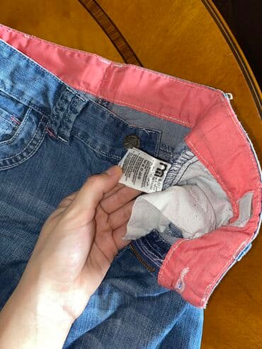 bermud uşaq şortları: Cins şalvar, Qız üçün, 9 - 10 yaş, Mothercare — 3