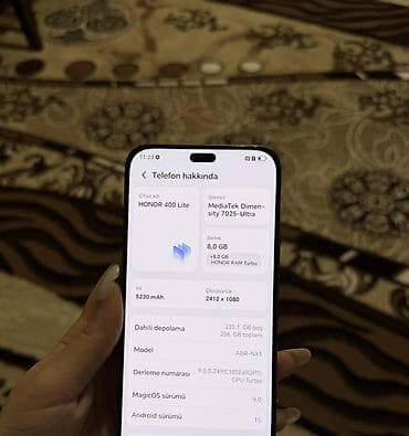 iphon 12: Honor 400 Lite, 256 GB, rəng - Qara — 5