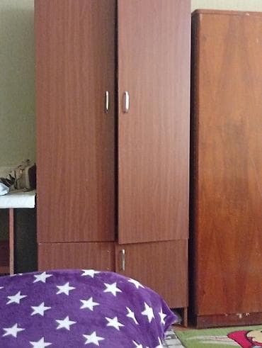 2 qapılı, Siyirməli, Qəhvəyi, Taxta, Açılan, Düz dolab