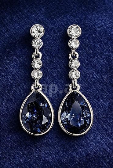 damla sırğa: Swarovski kristal sırğa – orijinal, ideal vəziyyətdə Orijinal — 2