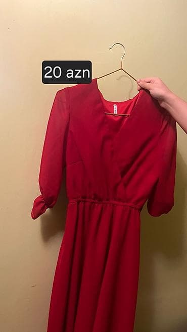 libas: TECILI SATILIR. - Model: V-kəsimli, üst hissəsi qatlana bilən “wrap” — 1