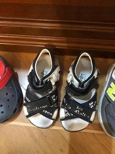 terlik: Uşaq ayaqqabıları - 6 cüt uşaq ayaqqabısı və sandal: 1) Tünd mavi — 3