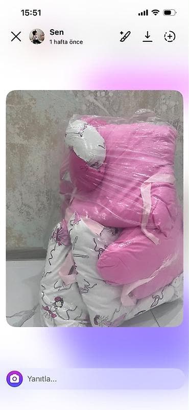 yorgan mitili: Körpələr üçün Pambıq Pastel dəsti — 1