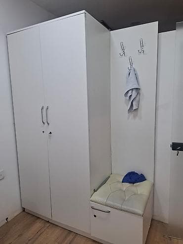 sifonér: 2 qapılı, Ağ, Digər material, Açılan, Düz dolab — 1