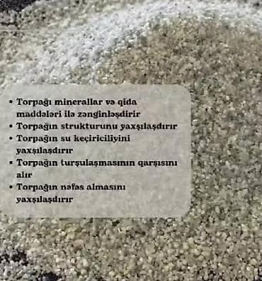 51 roza: Məhsul: Mərmər kalsit tozu və çınqılı Fraksiya: 0.2(toz) /0.5/1/ — 3