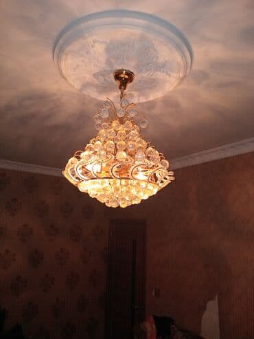 list: Çılçıraq, 10 və daha çox lampa, Şüşə — 1