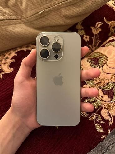 iphone 15 pro: IPhone 15 Pro, 128 GB, Natural Titanium, Face ID — 2