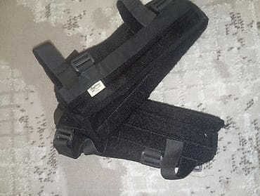 Morrisons markalı tənzimlənən dizlik cütü. - Rəng: qara - Material