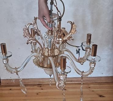 samdan: Çılçıraq, 8 lampa, Metal — 2