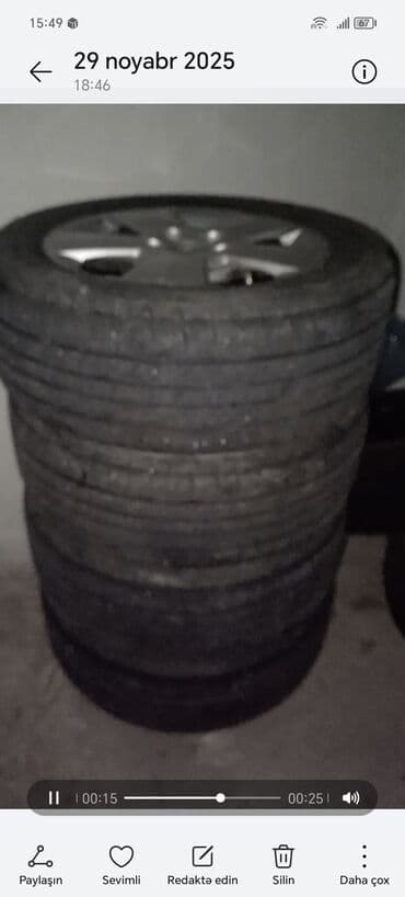 teker temiri: İşlənmiş Disk təkər Mercedes-Benz 215 / 55 / R 16, 5 Boltlu — 4