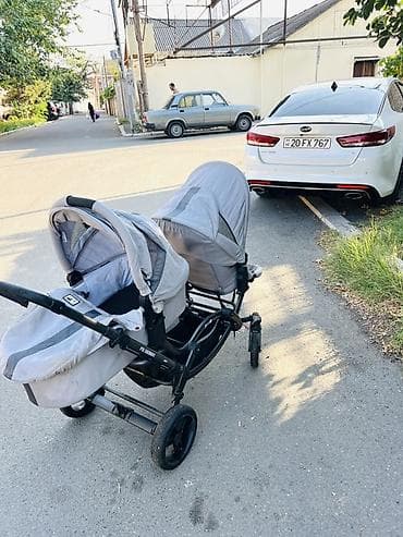 rezin botinkalar: İkiz/iki uşaqlı körpə arabası – modul tipli - Ön-arka düzülüşlü iki — 3