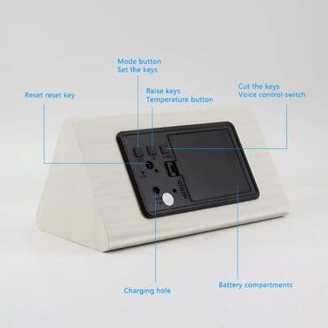 taxta saat: Stolüstü saat Elektron stolüstü saat Zəngli saat ⏰ Elektron — 3