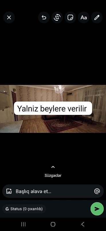 Masazır Qurtuluş 93 də kirayə ev verirəm. Ev çox əlverişli yerdə