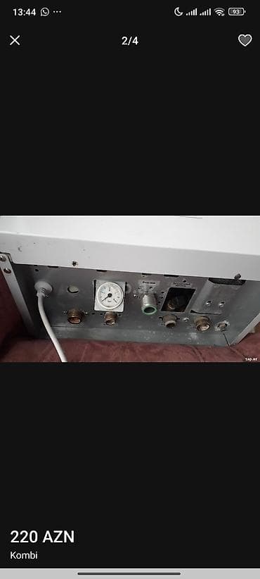 qizdirci: Kombi qaz qızdırıcısı - Divara quraşdırılan tip, ağ korpus - Ön — 3