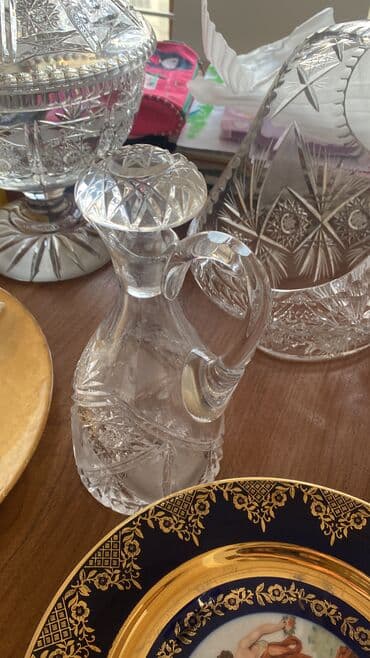 qedimi boşqablar: Boşqablar, 1 əd, rəng - Göy, Farfor — 5