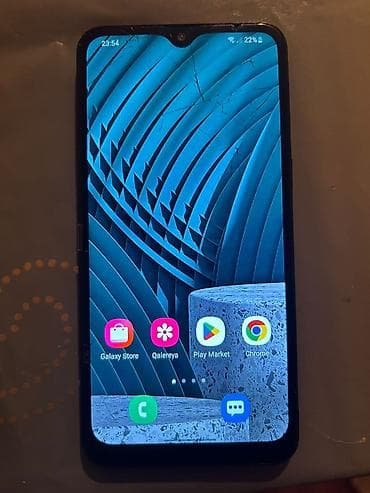 telefin: Samsung Galaxy A10s, 32 GB, rəng - Qara, Sensor, Barmaq izi, İki sim kartlı — 1