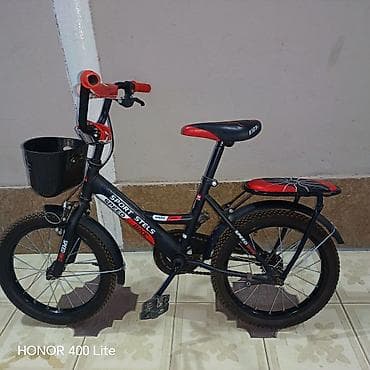 Şəhər velosipedləri: Dörd təkərli Uşaq velosipedi Stels, 16", sürətlərin sayı: 1, Ünvandan götürmə — 7