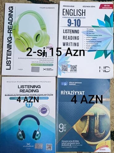 Kitablar seliqeli veziyyetde ve yenidir