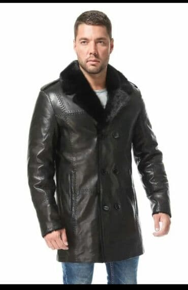 кожаная куртка мужская: Куртка натуральная кожа.Мех Норка.Оригинал.Размер 48-50-52.Покупалась — 1