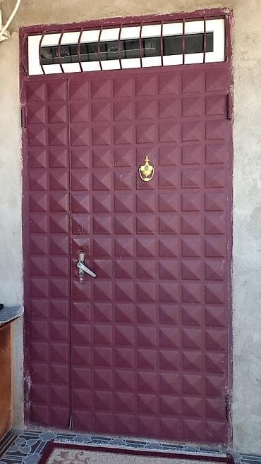 dəmir qapı: Metal giriş qapısı - Material: möhkəm metal konstruksiya - Rəng: tünd — 1