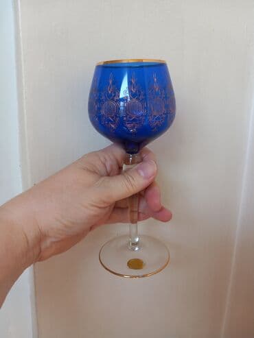 gozel qablar: Qədəhlər, rəng - Göy — 2