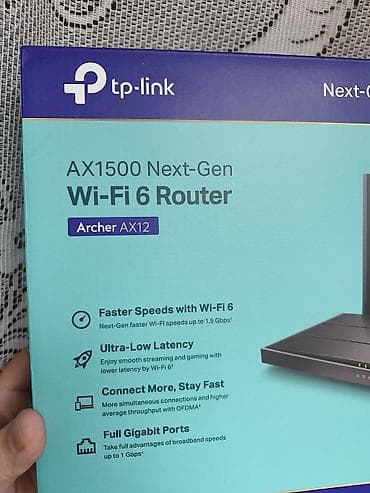 plata xarab: TP-Link Archer AX12 (AX1500) Wi‑Fi 6 marşrutlayıcı - Növbəti nəsil — 5