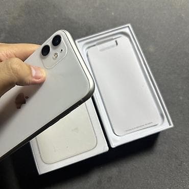 planset satiram: IPhone 11, 128 GB, Ağ, Zəmanət, Simsiz şarj, Face ID — 4