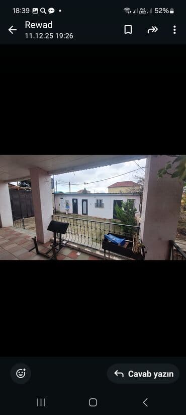 kupcali həyət evləri: Həyət evi – geniş eyvanlı kupcali 6 sot - Ön tərəfdə iri, sütunlu — 2