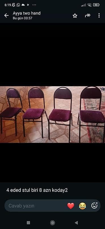 sekis masaş: - Məhsul: Stol-stul dəsti - Təsvir: Klassik üslubda iri yemək masası — 2