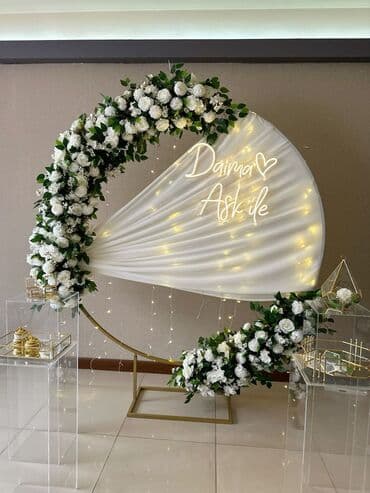 kosa və keçəl şəkilləri: Nişan, toylar və ad günü üçün komple dekor paketi 2 yumru dekor — 9