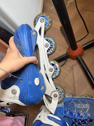 DXING marka təkərli konkis (inline roller skates) -ön təkər işığı — 2