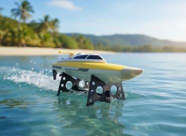 taxta oyuncaq: Racing Boat Ft007 2,4 ghz,işlək 2 ki dəfə sürülüb.Nədi bu? Cavab — 1