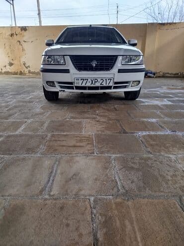 Model: IKCO Samand sedan Kuzov: 4 qapılı, ağ rəng Yanacaq: Benzin