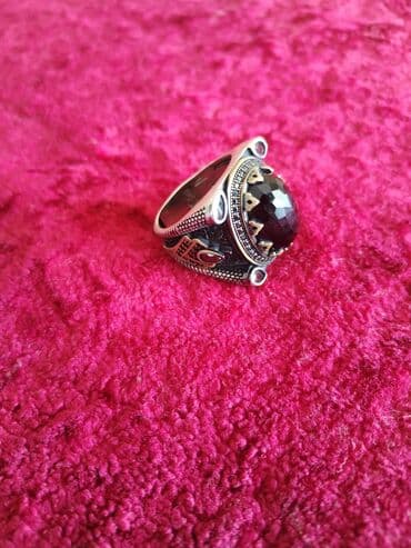 5 qaş üzüklər: Üzük, Gümüş, 925 Əyar — 5