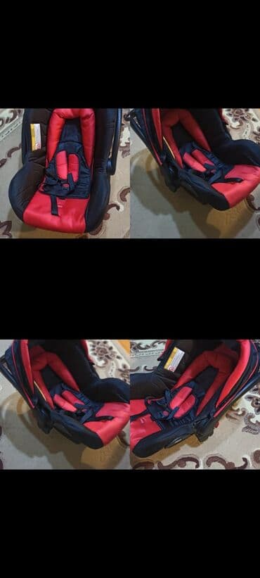 Avtokreslo – uşaq üçün avtomobil oturacağı - Rəng: qırmızı-qara -