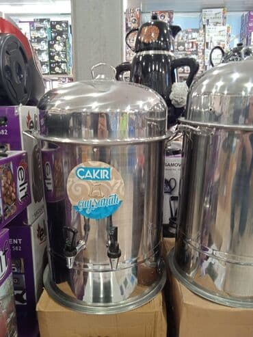 turk samovari: Samavarlar Samovar Çaynik Çaydan 120 bardak su tutur 9.5 litr Türkiyə — 1