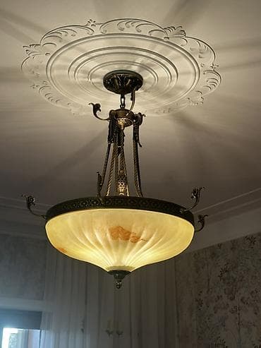 bag isiqlari: Çılçıraq, 5 lampa, Metal — 2