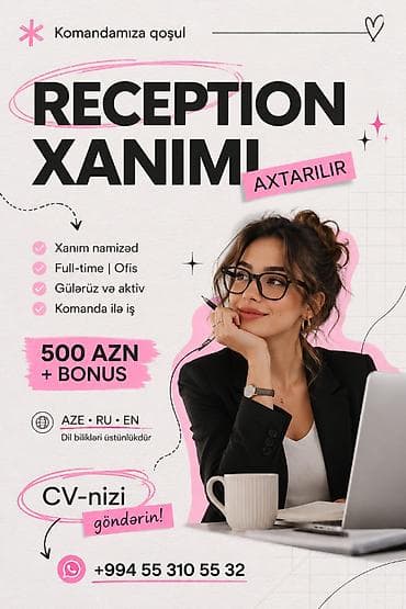 restaranda is: Ofis menecer, katib tələb olunur, 18-29 yaş, 1 ildən az təcrübə — 1