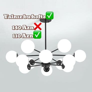 çılçıraq mağazası: Люстра, Металл — 1