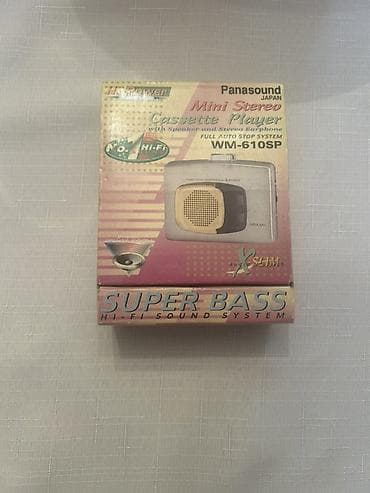 kaset: Panasound WM-610SP Mini Stereo Kaset Pleyer - Model: WM-610SP (Japan — 4