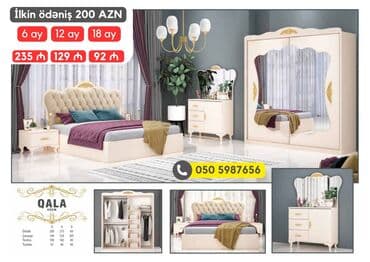 avanqart mebeller: 2 təknəfərlik çarpayı, Dolab, Termo, 2 tumba, Azərbaycan, Yeni — 2