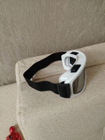 Rukzaklar: Motosiklet/qış idmanı üçün qoruyucu eynək - Rəng: ağ çərçivə, qara — 3