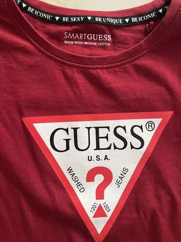 maykalar instagram: Guess SMARTGUESS qırmızı t‑şört - Brend: GUESS (SMARTGUESS xətti) - — 2