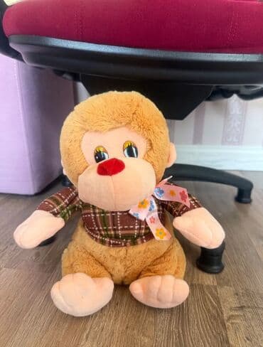 evren cuce yemi: Məhsul: Yumşaq oyuncaq – meymun - Material: Yüksək yumşaqlığa sahib — 1