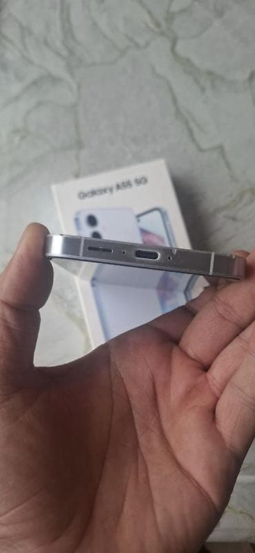 nintendo switch oyun: Samsung Galaxy A55, rəng - Gümüşü, İki sim kartlı — 4