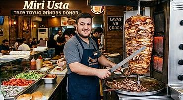 Miri Usta – Təzə toyuq ətindən dönər • Gün boyu ocaqda bişmiş