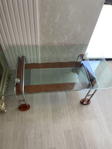 стекло для журнального столика: Журнальный стол, Нераскладной, Стекло, Прямоугольный стол — 2